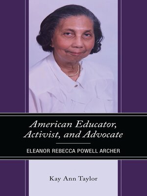 cover image of American Educator, Activist, and Advocate